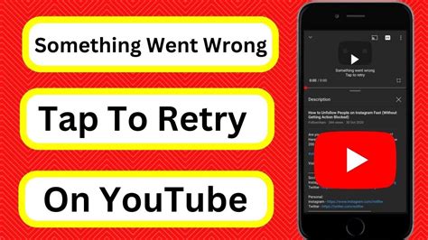 How To Fix Youtube Something Went Wrong Iphone Youtube Something Went Wrong Tap To Retry
