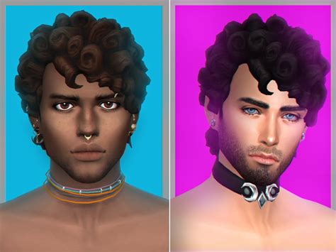 Sims 4 Curly Hair Male Maxis Match