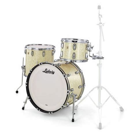 Ludwig Classic Maple Fab 22 Vint Wh Drum Shell Sets Premium Drum