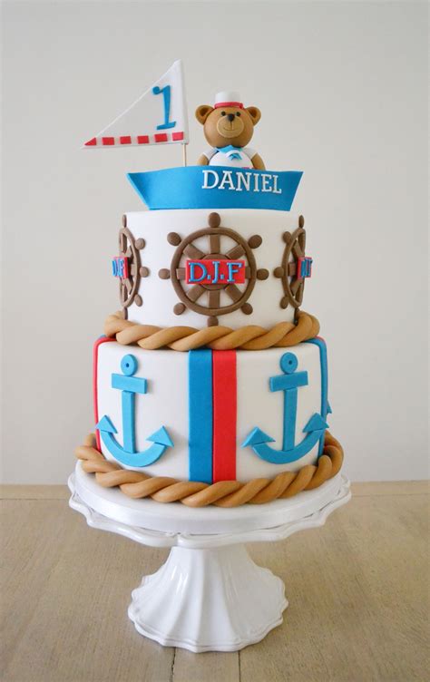 25 Amazing Image Of Nautical Birthday Cakes