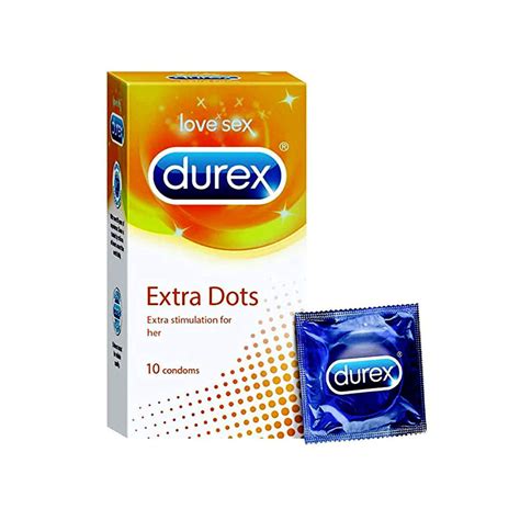 Durex Extra Dots For Extra Stimulation Condoms 10 Pcs Daily Beauty Mall
