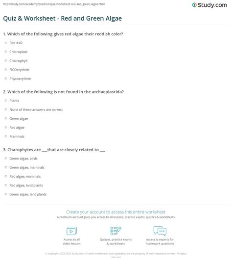 Bisection — in geometry, bisection is the division of something into two equal or congruent parts, usually by a line, which is then called a bisector. Quiz & Worksheet - Red and Green Algae | Study.com