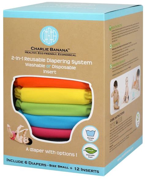charlie banana hybrid cloth diaper snap and disposable inserts tutti frutti reusable diapers