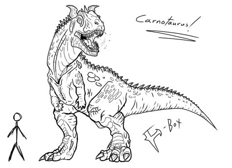 Carnotaurus Drawing at GetDrawings | Free download