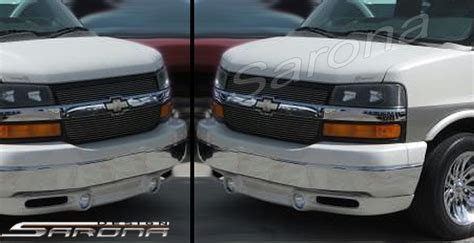 Custom Chevy Express Van 2014 Front Add On Lip Sarona