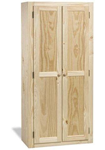 The home of your dreams is just an overstock order away! Unfinished Pine Pantry | Pantry cabinet, Freestanding ...