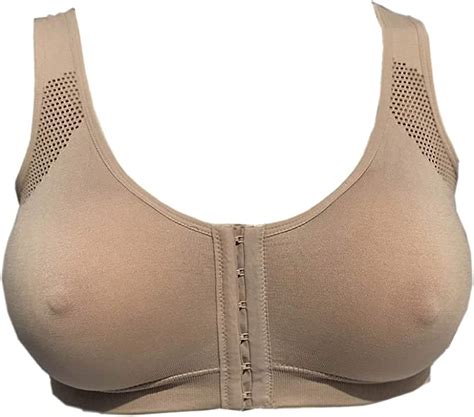 bimei front closure bra mastectomy bra pocket bra for silicone breastforms325 xxl for40 42