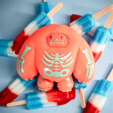 Limited Edition Red Glow Skeleton Chomp Vinyl Figure – Abominable Toys