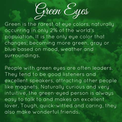 People With Green Eyes Quotes - Best Love Quotes