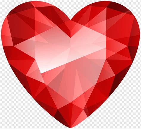 Diamond Color Crystal Heart Love Gemstone Heart Png Pngwing