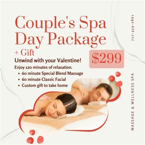 120 Min Couples Spa Day 1 Massage And Wellness Spa Largo Florida