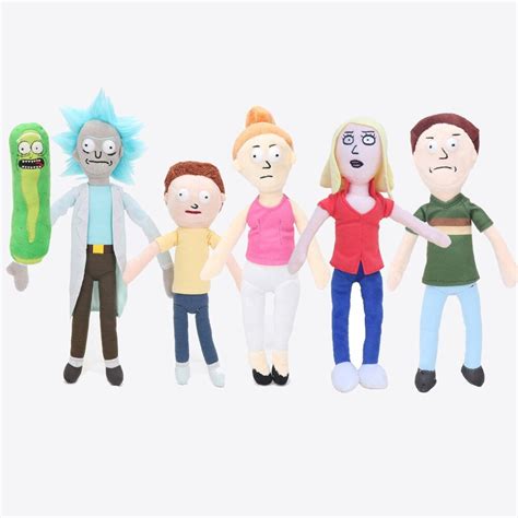 Rick And Morty Plush Toys Jerry Summer Beth Smith And Pickle Rick