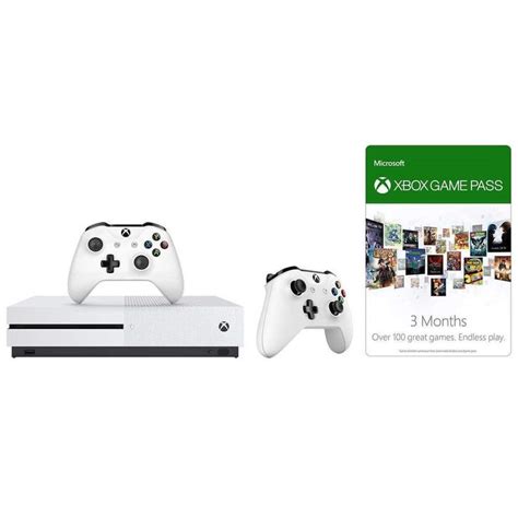 Xbox One S 500gb Bundle With 3 Month Game Pass And Extra Controller