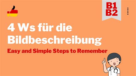 Tipps F R Bildbeschreibung Ws To Remember Telc B B Pflege