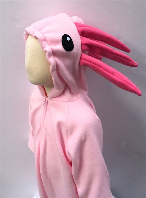 Axolotl Fleece Toddler Costume Pink Axolotl Costume Pink Etsy