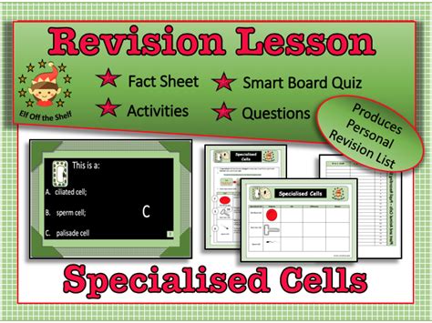 Download the adaptable word resource. Specialised Cells KS3 - Fully Resourced Revision Lesson ...