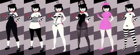 Rule 34 3d 3 Bonbon Derpixon Female Looking At Viewer Mime Mime And Dash Mime Girl Solo
