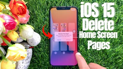 How To Rearrange And Delete Home Screen Pages In Iphone Ios 15 Youtube