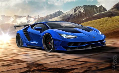 Lamborghini Centenario Blue Repinfollow For More Prince Ali รถแข่ง