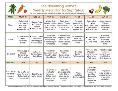 Bi Weekly Meal Plan For September 1730 The Better Mom Whole Foods