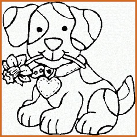 Cute Baby Dog Coloring Pages At Getdrawings Free Download