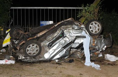 Shocking Photo Of Mangled Car Released As Warning To Youngsters Who