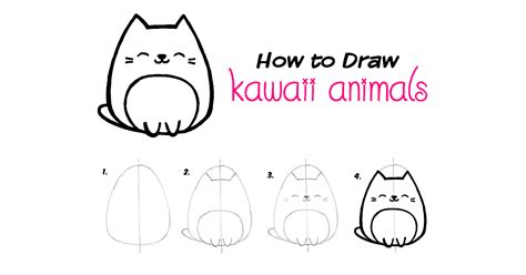 How To Draw Cute Animals Step By Step How To Draw Cute Cartoon