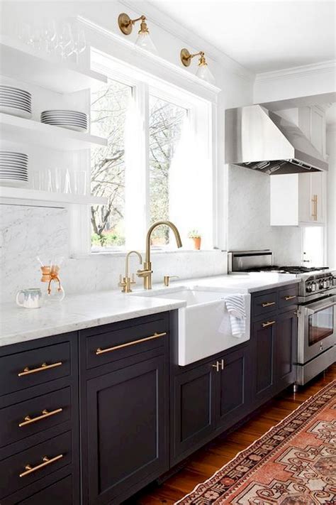 White and black are two standard colors which constitute the best classical combo ever, that is exquisite, dramatic, chic and timeless, it is a great option for all those that do not love renovating all of the time. 67+ Stunning Black White Wood Kitchen Decor Ideas - Page 15 of 69
