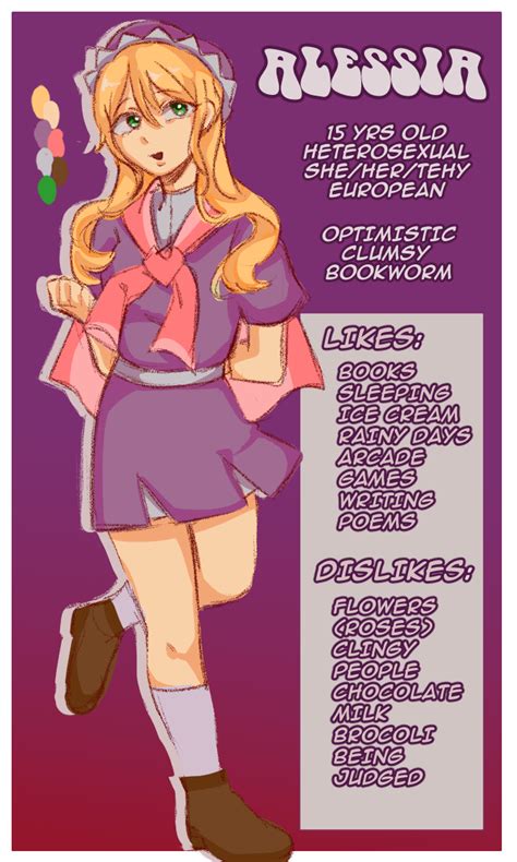 here s the complete main character sheets i ve made for me and my friend s webtoon please tell