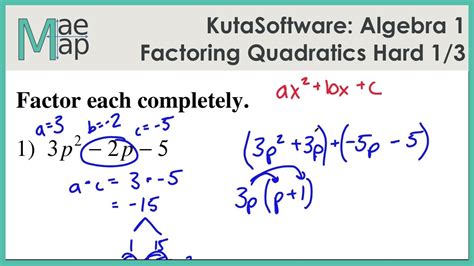 Some of the worksheets displayed are factoring trinomials a 1 date period, factoring quadratic expressions, factoring practice, factoring polynomials gcf and quadratic expressions, factoring work name. 32 Factoring Completely Worksheet With Answers - Worksheet ...