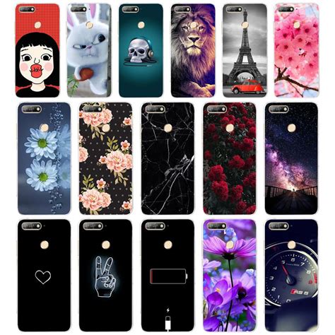 C For Huawei Honor 7c Case Cover 57 Soft Tpu Silicone Bumper Honor 7c