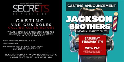 WOW Casting Agency Seeking Local Talent for Two Scripted Series - The