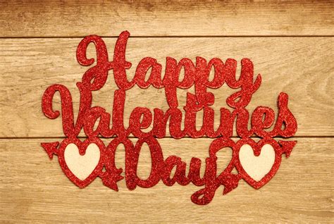 Happy Valentines Day Red Glitter 2 Free Stock Photo Public Domain