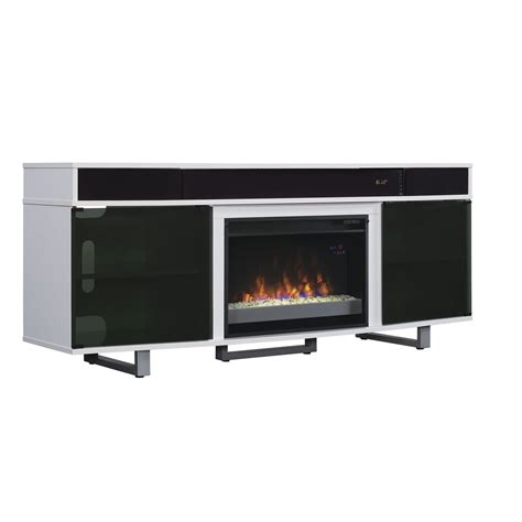 This Multi Function Media Mantel Features Bluetooth Soundbar And