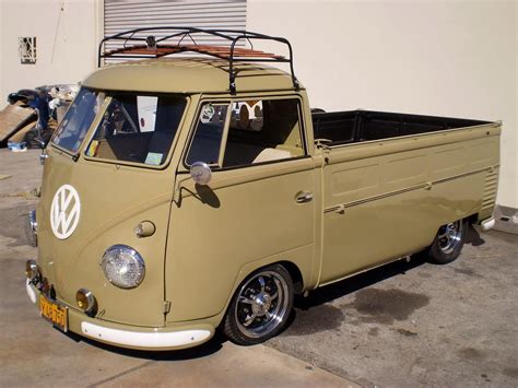 T1 Vw Bus Single Cab Pick Up Vintage Combi Volkswagen Combi Split