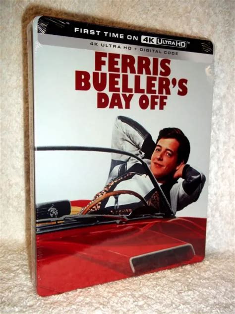 Ferris Buellers Day Off Steelbook 4kblu Ray 2023 Alan Ruck Matthew