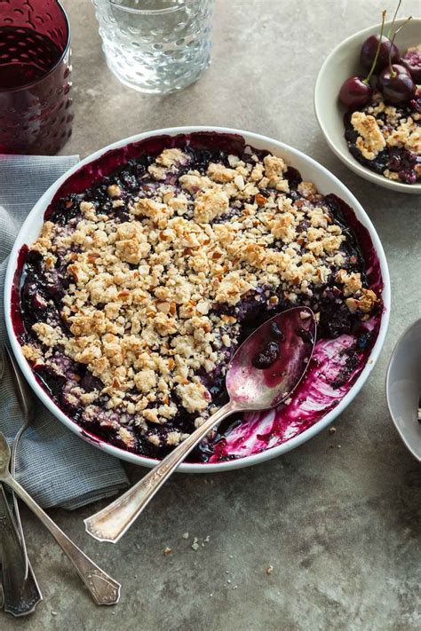 Gluten Free Blueberry Crumble Gourmande In The Kitchen Recipe