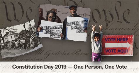 Constitution Day 2019 ⁠— “one Person One Vote The Challenge Of