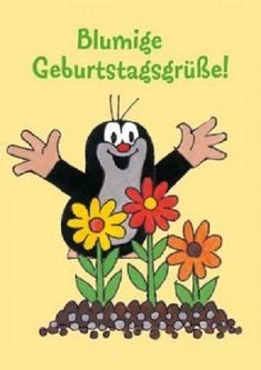 Anlass für die statue ist der 50. Ansichtskarte: Der kleine Maulwurf gratuliert der Maus mit ...