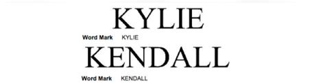 Lol Kylie And Kendall Jenner Trademark Their First Names