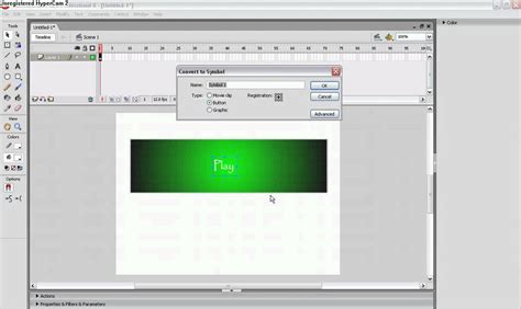 How To Make Buttons In Macromedia Flash Professional 8 Youtube