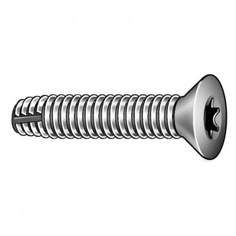 Grainger Approved Thread Cutting Screw F Flat 516 18 Hardened