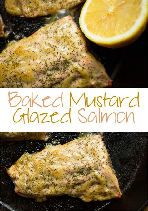 Baked Mustard Glazed Salmon Fillets | Salmon fillet recipes, Recipes, Seafood recipes