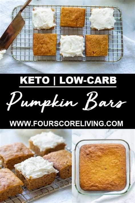 Use a chef's knife to cut the bars. Diabetic Pumpkin Bars Recipe / Keto Pumpkin Bars - lucasmoraes1000
