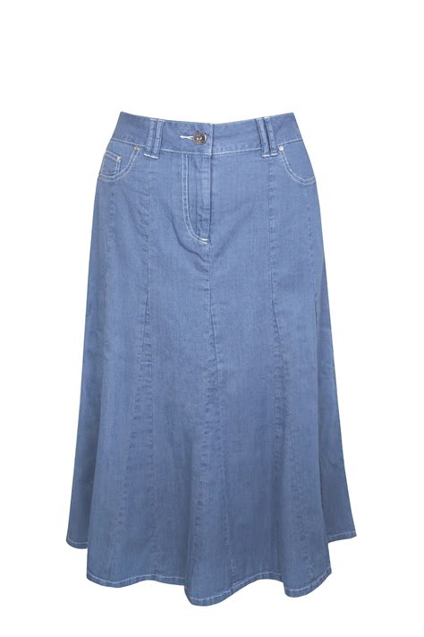 Dash Lightweight Denim Skirt In Blue Light Blue Lyst