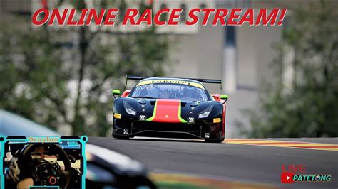 Online Race Livestream Acc Assetto Corsa Competizione T Fanatec