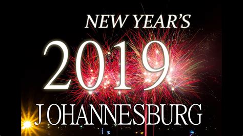 New Years Day 2019 Fireworks Light Up Johannesburg Youtube
