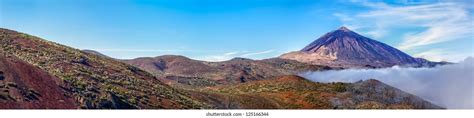 Mt Teide Volcano Clouds Panorama Stock Photo Edit Now 145605418