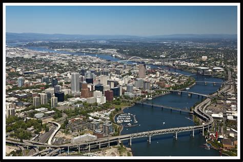 Oregon Aerial Photography Including Portland Vancouver Beaverton