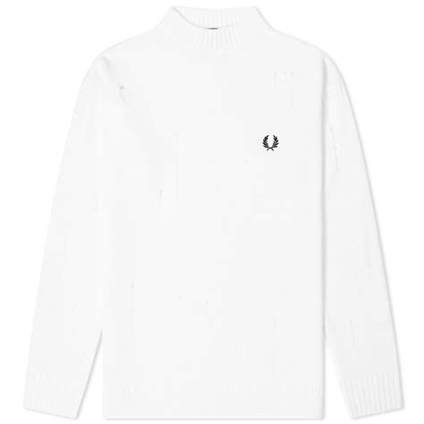 Fred Perry X Casely Hayford Distressed Crew Fred Perry Authentic